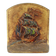 SINGLE SHIP AT SUNRISE BOOKEND LITTCO BRONZED CAST IRON POLYCHROME CIRCA 1925, 1920S, UNITED STATES