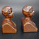 C. 1930 WEIDLICH BROTHERS MANUFACTURING U.S.A. BOOKENDS- A PAIR, 1930S, UNITED STATES, METAL