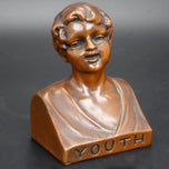 C. 1930 WEIDLICH BROTHERS MANUFACTURING U.S.A. BOOKENDS- A PAIR, 1930S, UNITED STATES, METAL