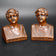C. 1930 WEIDLICH BROTHERS MANUFACTURING U.S.A. BOOKENDS- A PAIR, 1930S, UNITED STATES, METAL