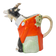 SCHAFFER & VATER SEATED BILLY GOAT CREAMER GERMANY 1920S, PORCELAIN