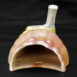 CHINESE BUDDHIST HAND FRUIT WALL POCKET LATE QING/REPUBLIC PERIOD, LATE 19TH CENTURY, CHINA, PORCELAIN