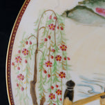 JAPANESE SHOWA POLYCHROME PORCELAIN CHARGER OF GEISHA 1930’S, 1930S