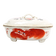 CHINESE LIDDED RECTANGULAR SOAP BOX WITH RED FOO LION DESIGN C 1900, EARLY 20TH CENTURY, CHINA, PORCELAIN