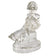 1950S UP TO HER NECK IN GEESE GLASS BOOKENDS - A PAIR