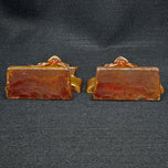 1928 ART COLONY INDUSTRIES DUTCH MILKMAID IRON BOOKENDS - A PAIR, 1920S, UNITED STATES, BRONZE