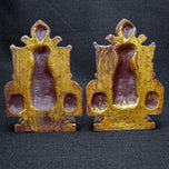 1928 ART COLONY INDUSTRIES DUTCH MILKMAID IRON BOOKENDS - A PAIR, 1920S, UNITED STATES, BRONZE
