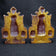 1928 ART COLONY INDUSTRIES DUTCH MILKMAID IRON BOOKENDS - A PAIR, 1920S, UNITED STATES, BRONZE