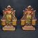1928 ART COLONY INDUSTRIES DUTCH MILKMAID IRON BOOKENDS - A PAIR, 1920S, UNITED STATES, BRONZE
