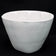 LATE 19TH CENTURY VICTORIAN WHITE CERAMIC FOOD MOLD WITH GEOMETRIC DESIGNS