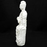 EARLY 20TH CENTURY CHINESE BLANC DE CHINE GUANYIN LATE QING/REPUBLIC PERIOD, CHINA, PORCELAIN