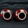 MID-CENTURY ANDO SATO JAPANESE CLOISONNÉ MAPLE LEAF VASES - A PAIR, MID 20TH CENTURY