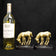 1930S ART DECO GRAZING PONY BOOKENDS - SET OF 2, UNITED STATES, GOLD FINISH