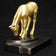 1930S ART DECO GRAZING PONY BOOKENDS - SET OF 2, UNITED STATES, GOLD FINISH