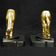 1930S ART DECO GRAZING PONY BOOKENDS - SET OF 2, UNITED STATES, GOLD FINISH