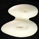 MID-CENTURY MARC BELLAIRE (1925 – 1994) ABSTRACT TRIBAL BOOMERANG SERVING DISH, 1950S, UNITED STATES, CERAMIC
