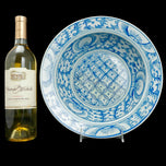 LATE 19TH CENTURY CHINESE QING PEONY SCROLL BASIN, CHINA, PORCELAIN