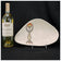 MID-CENTURY SIGNED MARC BELLAIRE (1925 – 1994) ABSTRACT TRIBAL THREE-SIDED SERVING DISH, 1950S, UNITED STATES, CERAMIC