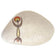 MID-CENTURY SIGNED MARC BELLAIRE (1925 – 1994) ABSTRACT TRIBAL THREE-SIDED SERVING DISH, 1950S, UNITED STATES, CERAMIC