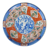 19TH CENTURY JAPANESE IMARI CHARGER BUDDHIST LIONS, LATE 19TH CENTURY, PORCELAIN