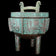 MID CENTURY HOLLYWOOD REGENCY MONT COCKTAIL ICE BUCKET ARCHAIC CHINESE DESIGN, 1970S, TAIWAN, METAL