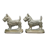 1925 SCOTTY DOG HUBLEY IRON BOOKENDS - A PAIR, 1920S, UNITED STATES, CAST IRON