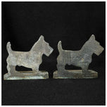 1925 SCOTTY DOG HUBLEY IRON BOOKENDS - A PAIR, 1920S, UNITED STATES, CAST IRON