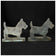 1925 SCOTTY DOG HUBLEY IRON BOOKENDS - A PAIR, 1920S, UNITED STATES, CAST IRON