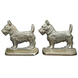 1925 SCOTTY DOG HUBLEY IRON BOOKENDS - A PAIR, 1920S, UNITED STATES, CAST IRON