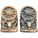 1930S DODGE WAGON WHEEL WESTERN BOOKENDS - A PAIR, UNITED STATES, COPPER FINISH