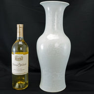 1920S JAPANESE BIANCO SOPRA BIANCO WHITE PORCELAIN VASE