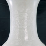 1920S JAPANESE BIANCO SOPRA BIANCO WHITE PORCELAIN VASE