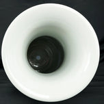 1920S JAPANESE BIANCO SOPRA BIANCO WHITE PORCELAIN VASE
