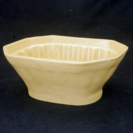 1900S YELLOW WARE FOOD MOLD WITH CORN DESIGN, 1900 - 1909, UNITED STATES, CERAMIC
