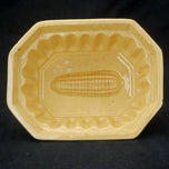 1900S YELLOW WARE FOOD MOLD WITH CORN DESIGN, 1900 - 1909, UNITED STATES, CERAMIC