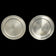 MID-CENTURY MODERN GUSTAV ERIKSSON NICKEL CANDLESTICKS, ESKILSTUNA SWEDEN - A PAIR, 1960S, CHROME