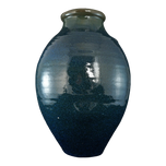 1915 ROOKWOOD POTTER’S WHEEL BLUE GREEN STUDIO VASE, 1910S, UNITED STATES, CERAMIC