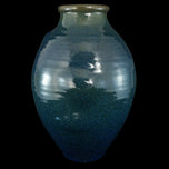 1915 ROOKWOOD POTTER’S WHEEL BLUE GREEN STUDIO VASE, 1910S, UNITED STATES, CERAMIC