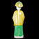 1900S LATE QING/REPUBLIC CHINESE MANDARIN ELDERLY MAN PORCELAIN FIGURE, 1900 - 1909, CHINA, PAINT