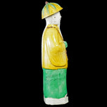 1900S LATE QING/REPUBLIC CHINESE MANDARIN ELDERLY MAN PORCELAIN FIGURE, 1900 - 1909, CHINA, PAINT