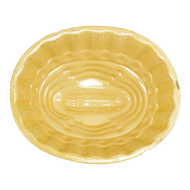 LARGE VICTORIAN CORN FOOD MOLD YELLOW WARE C 1900, 1900 - 1909, UNITED STATES, CERAMIC