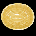 LARGE VICTORIAN CORN FOOD MOLD YELLOW WARE C 1900, 1900 - 1909, UNITED STATES, CERAMIC