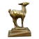 1934 SINGLE DECO FRANKART DOE BOOKEND IN GRAY METAL, 1930S, UNITED STATES