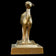 1934 SINGLE DECO FRANKART DOE BOOKEND IN GRAY METAL, 1930S, UNITED STATES