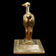 1934 SINGLE DECO FRANKART DOE BOOKEND IN GRAY METAL, 1930S, UNITED STATES