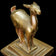 1934 SINGLE DECO FRANKART DOE BOOKEND IN GRAY METAL, 1930S, UNITED STATES