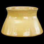 1900S VICTORIAN YELLOW CERAMIC WHEAT SHEAF FOOD MOLD, 1900 - 1909, UNITED STATES
