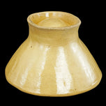 1900S VICTORIAN YELLOW CERAMIC WHEAT SHEAF FOOD MOLD, 1900 - 1909, UNITED STATES