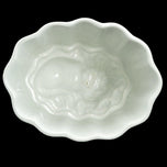 VICTORIAN FOOD MOLD SMALL WITH LION DESIGN, LATE 19TH CENTURY, UNITED STATES, IRONSTONE
