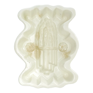 WHITE VICTORIAN ASPARAGUS FOOD MOLD 19TH CENTURY, LATE 19TH CENTURY, CERAMIC